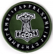 Mjlnir Runen grn (Aufnher)