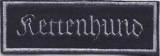 Kettenhund - Schriftzug (Aufnher)