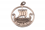 Svold - Large dragon ship (Pendant in Bronze)